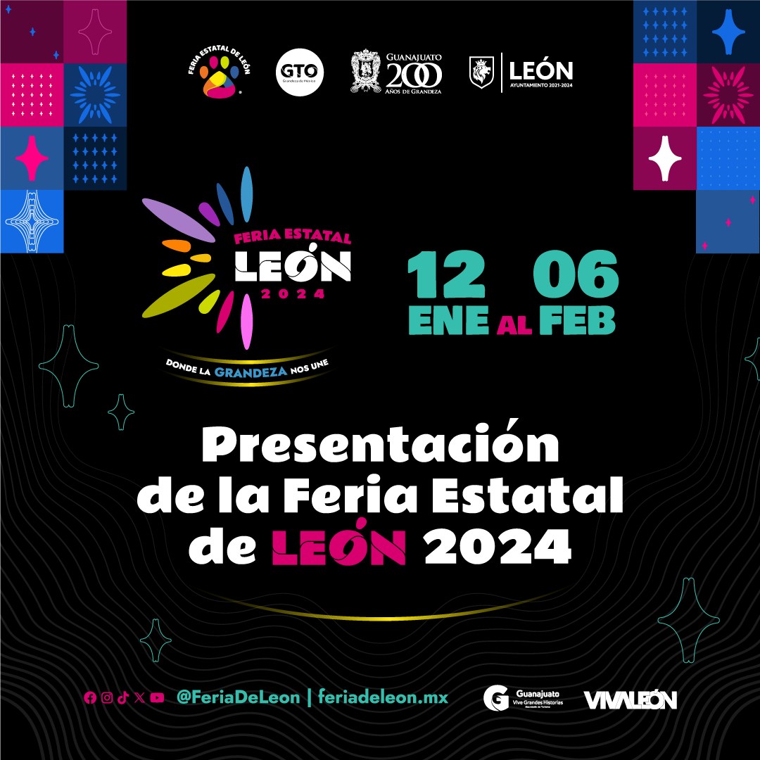 Presentan cartelera de la Feria de León