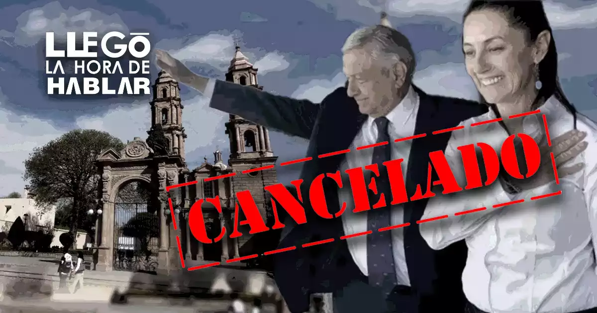 AMLO-SHEINBAUM-CANCELADO