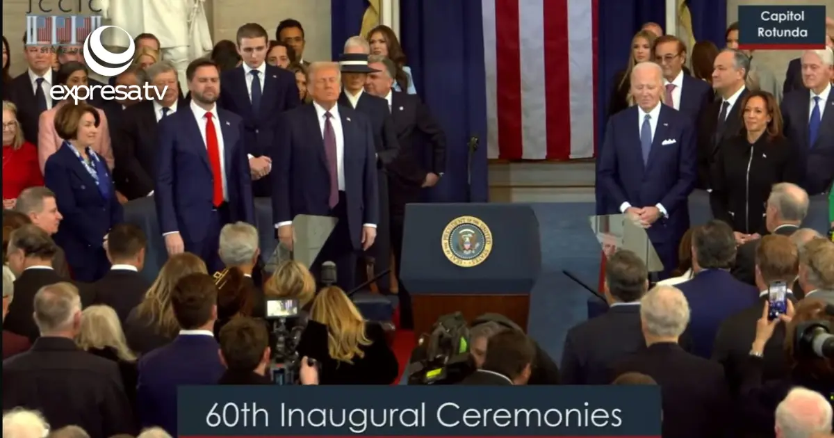 Donald Trump toma Protesta Como 47° Presidente de Estados Unidos