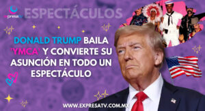 Donald Trump baila 'YMCA' y convierte su asunción en todo un espectáculo