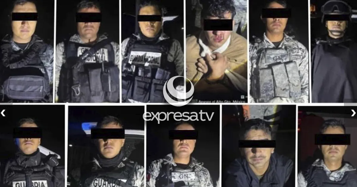 GUARDIA NACIONAL DETENIDOS