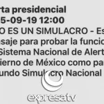 ALERTA SIMULACRO